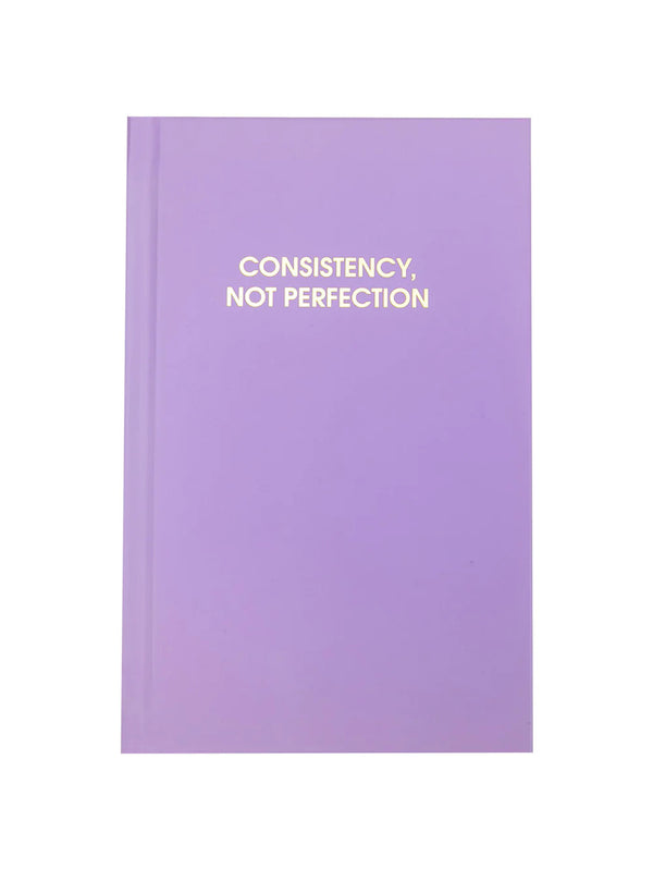 Consistency Not Perfection - Journal-CHEZ GAGNE LETTERPRESS-Over the Rainbow