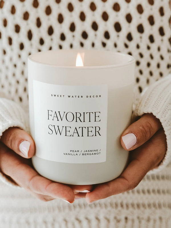 Holiday Tan Jar 15oz Candle-SWEET WATER DECOR-Over the Rainbow