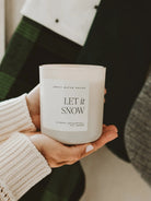 Matte Jar Soy Candle - Let It Snow-SWEET WATER DECOR-Over the Rainbow