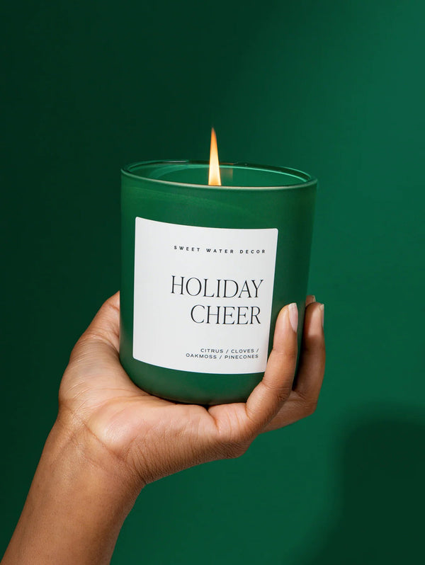 Matte Green Jar - 15oz Candle-SWEET WATER DECOR-Over the Rainbow
