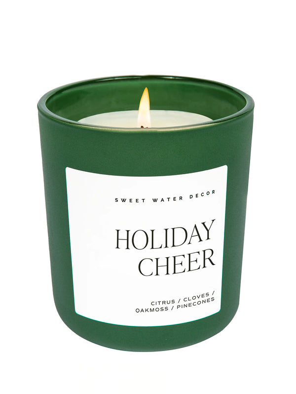 Matte Green Jar - 15oz Candle-SWEET WATER DECOR-Over the Rainbow