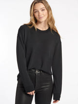 Supersoft Pullover - Black-SPLENDID-Over the Rainbow