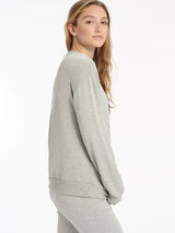 Supersoft Pullover - Heather Grey-SPLENDID-Over the Rainbow