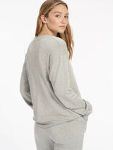 Supersoft Pullover - Heather Grey-SPLENDID-Over the Rainbow