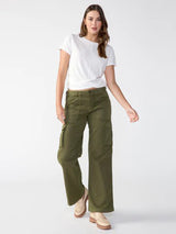 Reissue Cargo Pant - Mossy Green-Sanctuary-Over the Rainbow