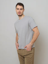Duo Fold Tee - Cloud Grey