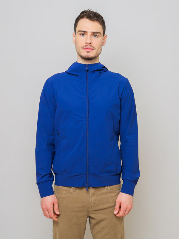 Luiz Hooded Jacket - Eclipse Blue