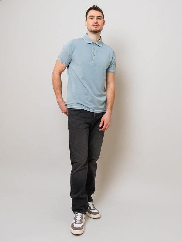 Old Wash Polo - Seafoam