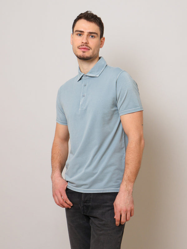 Old Wash Polo - Seafoam
