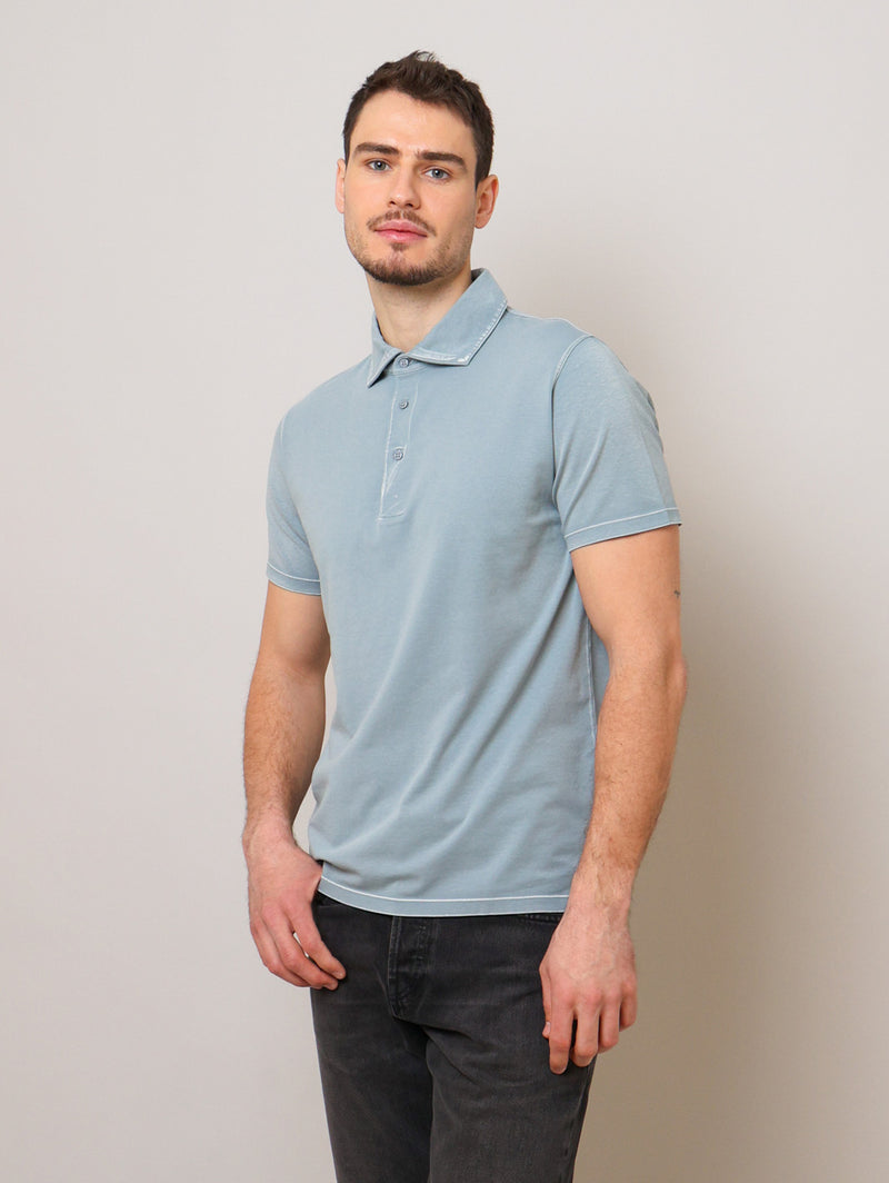 Old Wash Polo - Seafoam