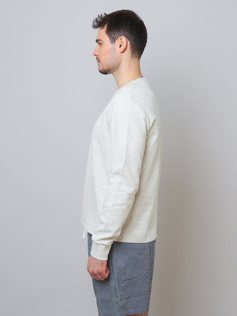 Duofold Long Sleeve Crew Top - Oatmeal Heather