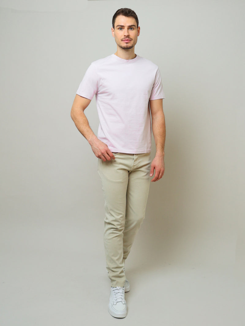 Frame Logo Tee - Light Pink