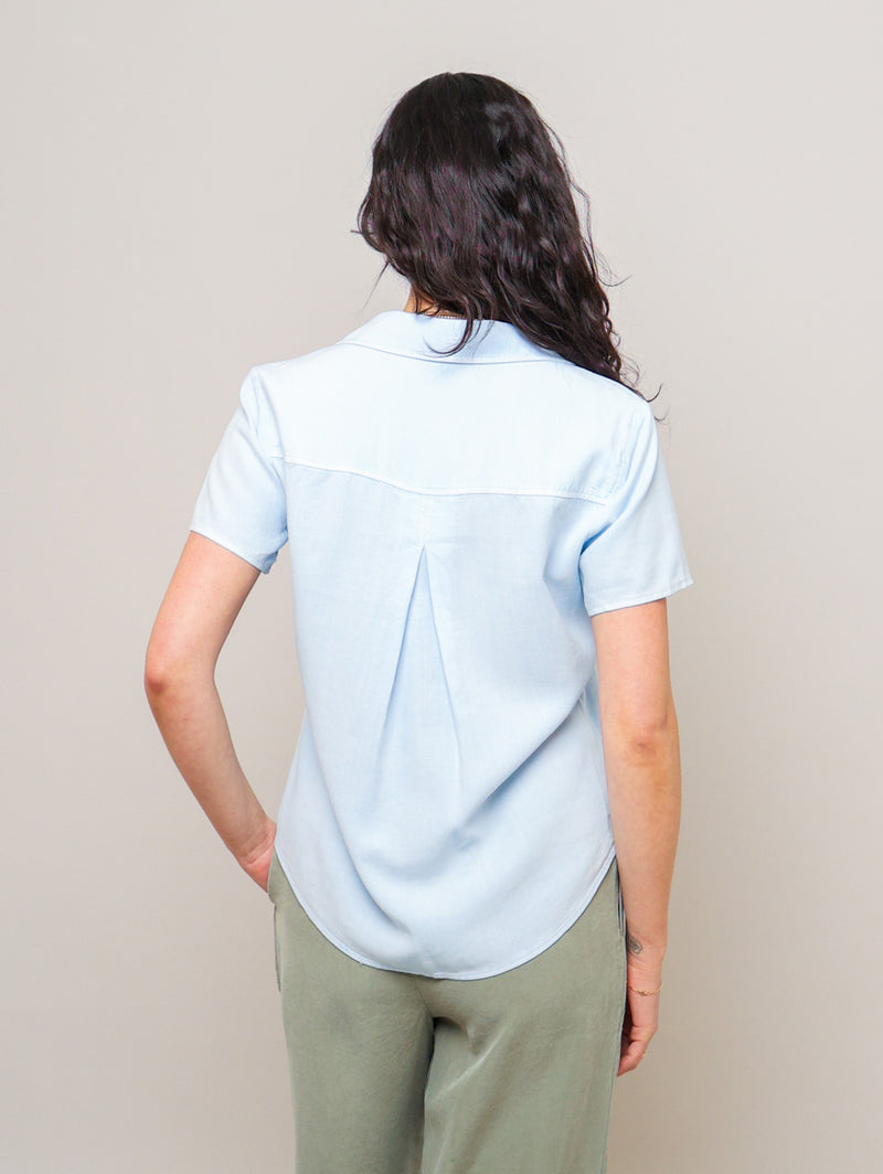 Short Sleeve Pocket Shirt - Clear Water