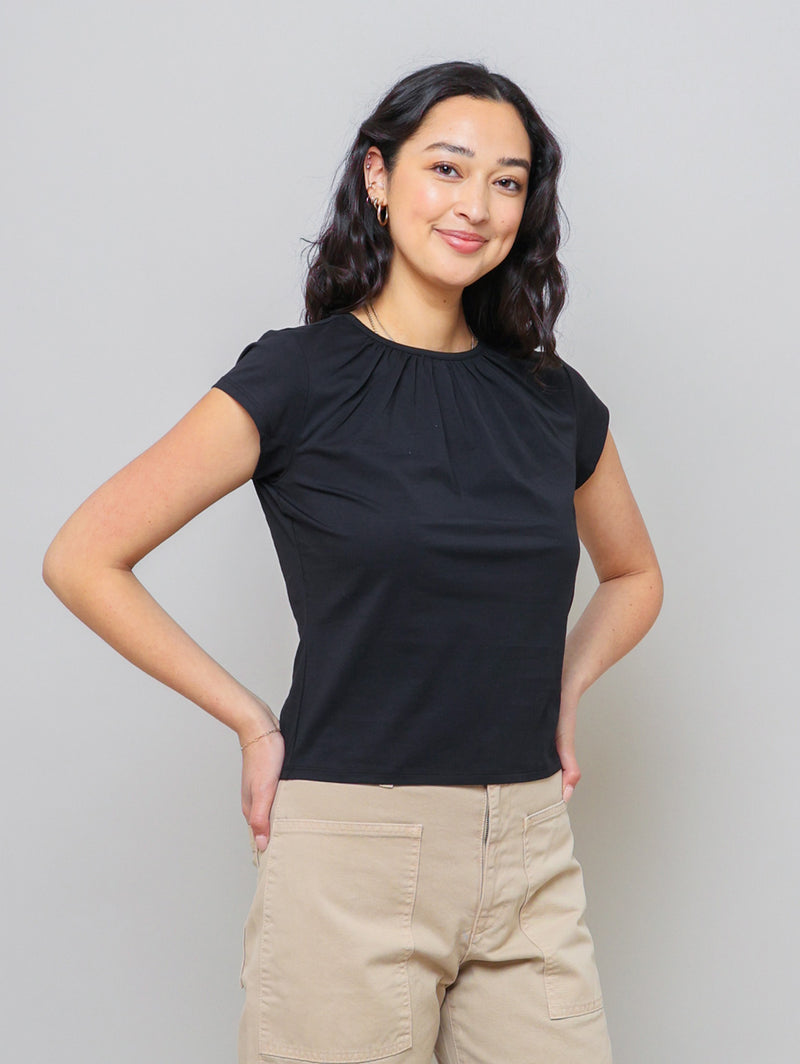 The Gathered Tee - Black