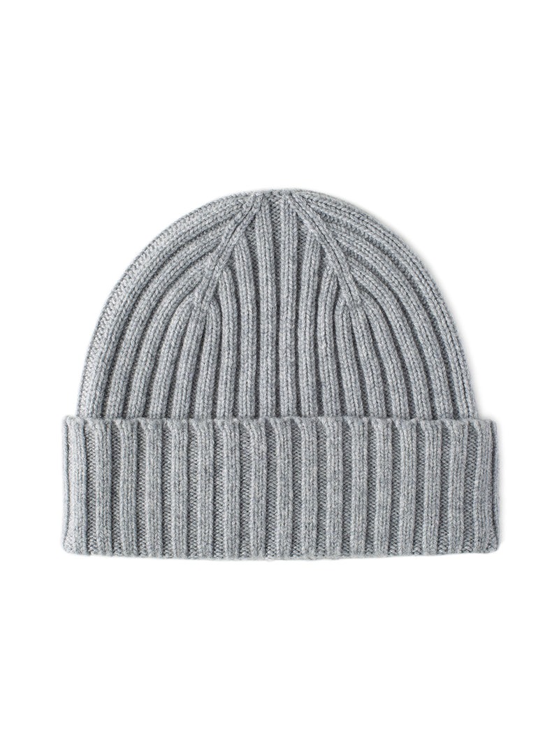 Cairn Cashmere Beanie - Felt Grey-MACKIE-Over the Rainbow