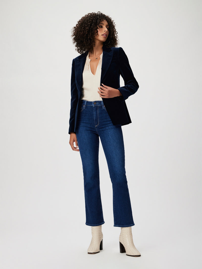 Claudine Ankle Bootcut Jean - Timeless-Paige-Over the Rainbow