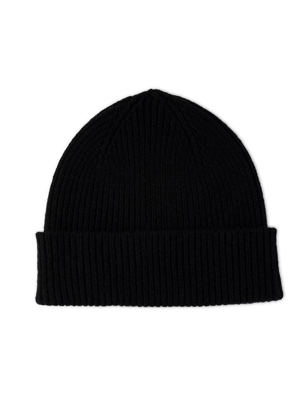 Clyde Lambswool Beanie - Black-MACKIE-Over the Rainbow