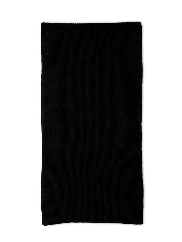 Clyde Lambswool Scarf - Black-MACKIE-Over the Rainbow