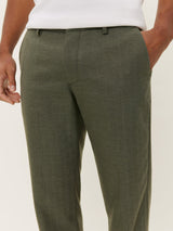 Como Herringbone Suit Pants - Forest Green/Chive Green-LES DEUX-Over the Rainbow
