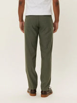Como Herringbone Suit Pants - Forest Green/Chive Green-LES DEUX-Over the Rainbow