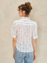 Dacy Emb Shirt - Blue