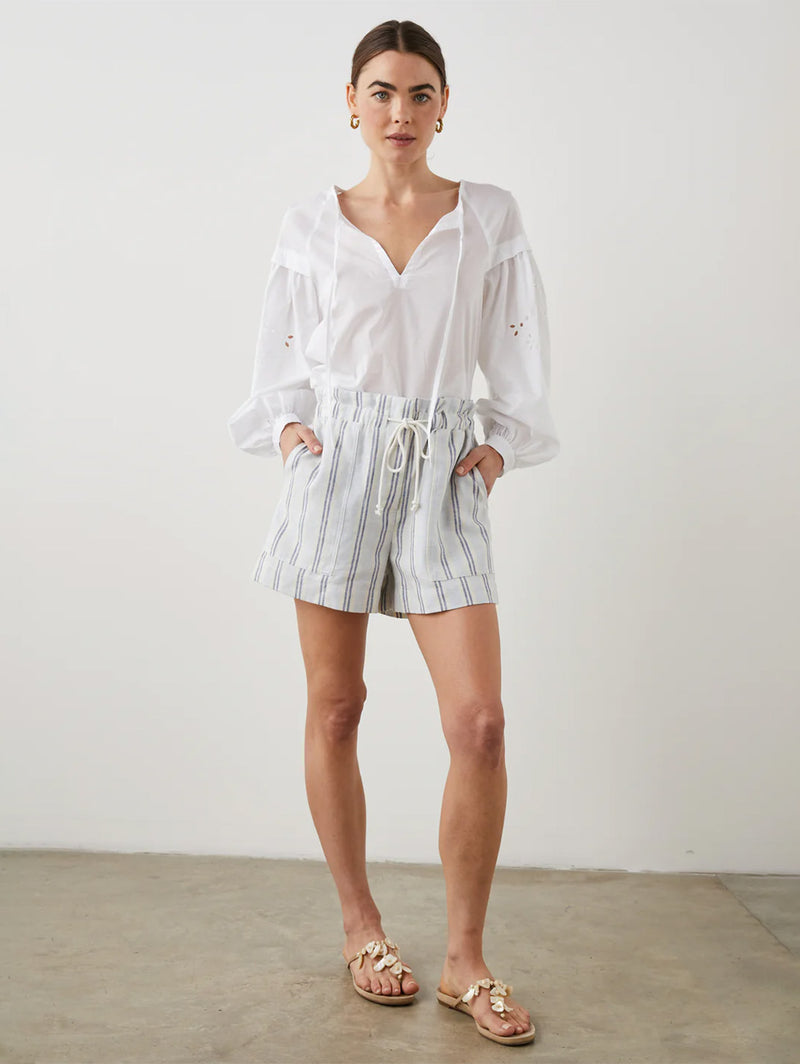 Dari Eyelet Top - Beach White-Rails-Over the Rainbow