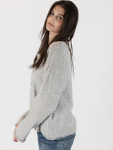 Dean Henley Sweater - Grey-LYLA+LUXE-Over the Rainbow
