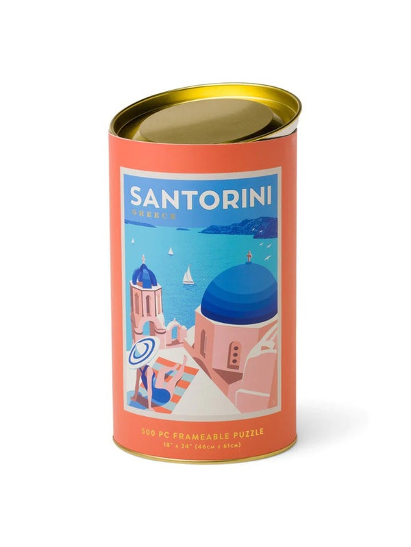 500 Piece Puzzle - Santorini-DESIGN WORKS INK-Over the Rainbow