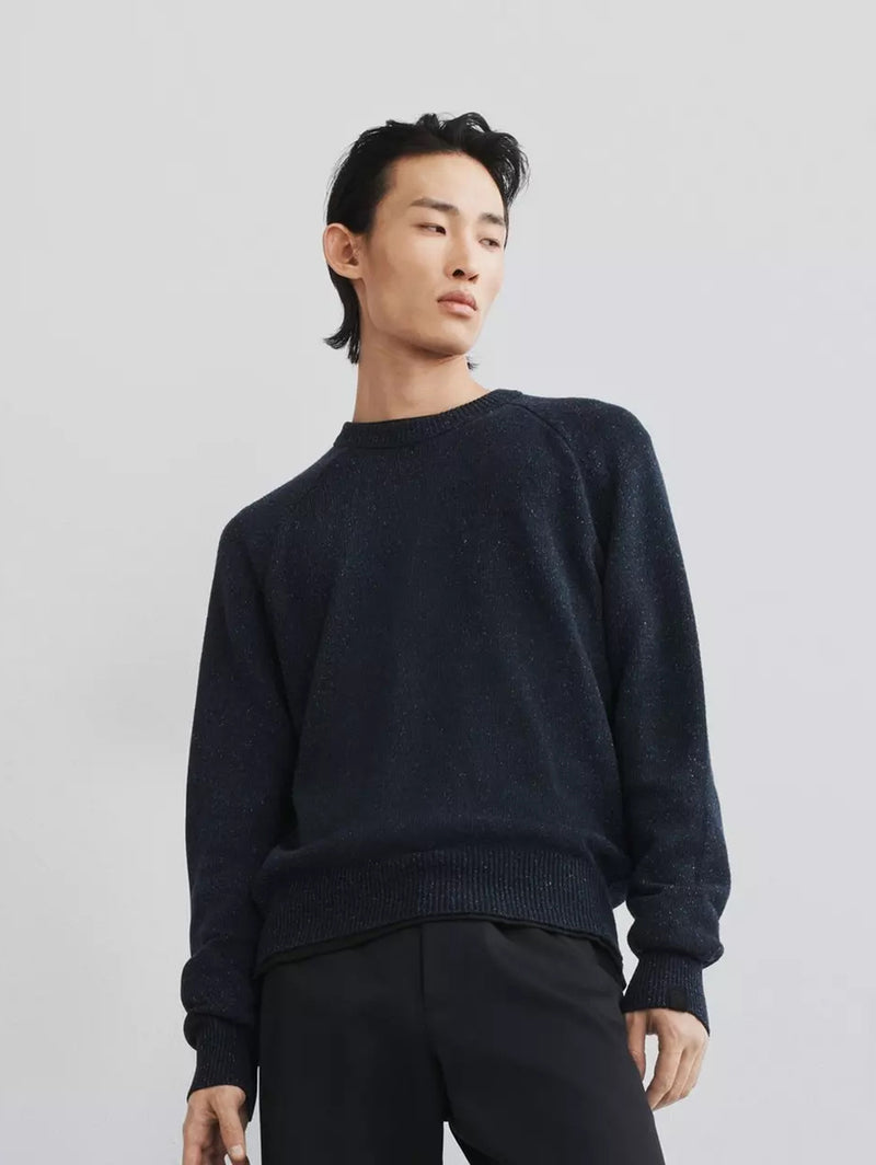 Harlow Donegal Crew - Navy Multi-RAG + BONE-Over the Rainbow