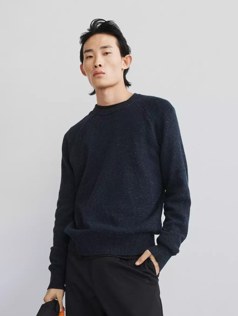 Harlow Donegal Crew - Navy Multi-RAG + BONE-Over the Rainbow