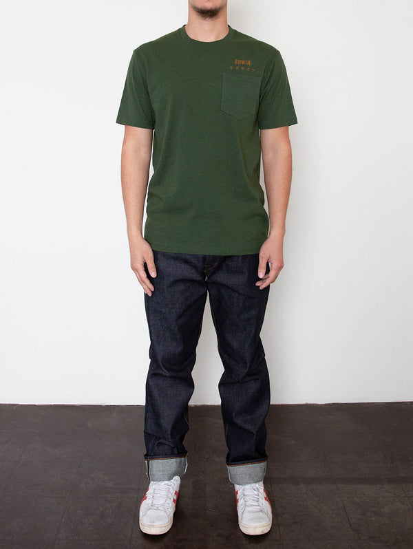 Edwin Short Sleeve Tee - Midori-EDWIN JEANS-Over the Rainbow