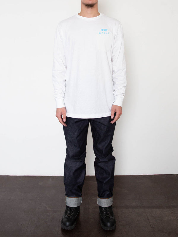 Nippon Long Sleeve Top - Nigori-EDWIN JEANS-Over the Rainbow