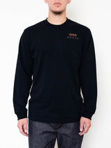Nippon Long Sleeve Top - Black-EDWIN JEANS-Over the Rainbow