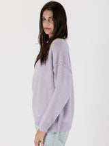 Ella Mock Neck Sweater - Violet-LYLA+LUXE-Over the Rainbow