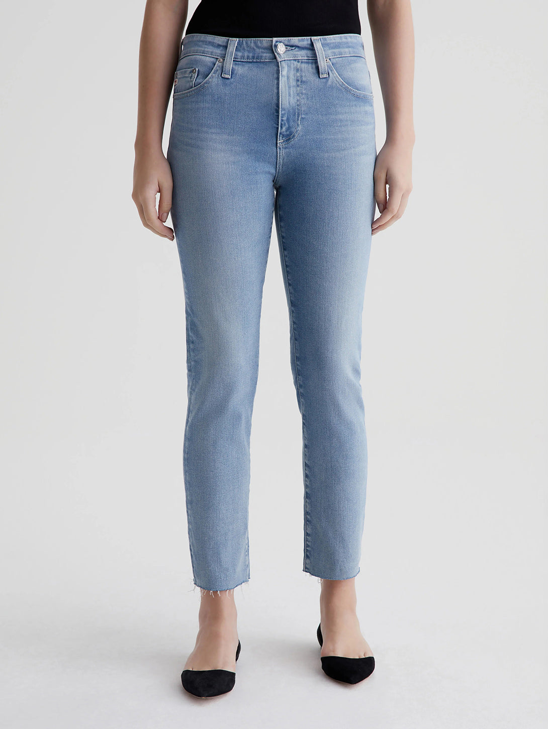 Mari Mid Rise Crop Jean - 24 Hour Looking Glass-AG Jeans-Over the Rainbow