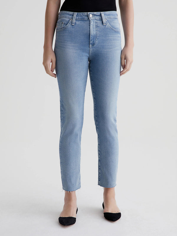 Mari High Rise Crop Straight Jean - 24 Hour Looking Glass-AG Jeans-Over the Rainbow