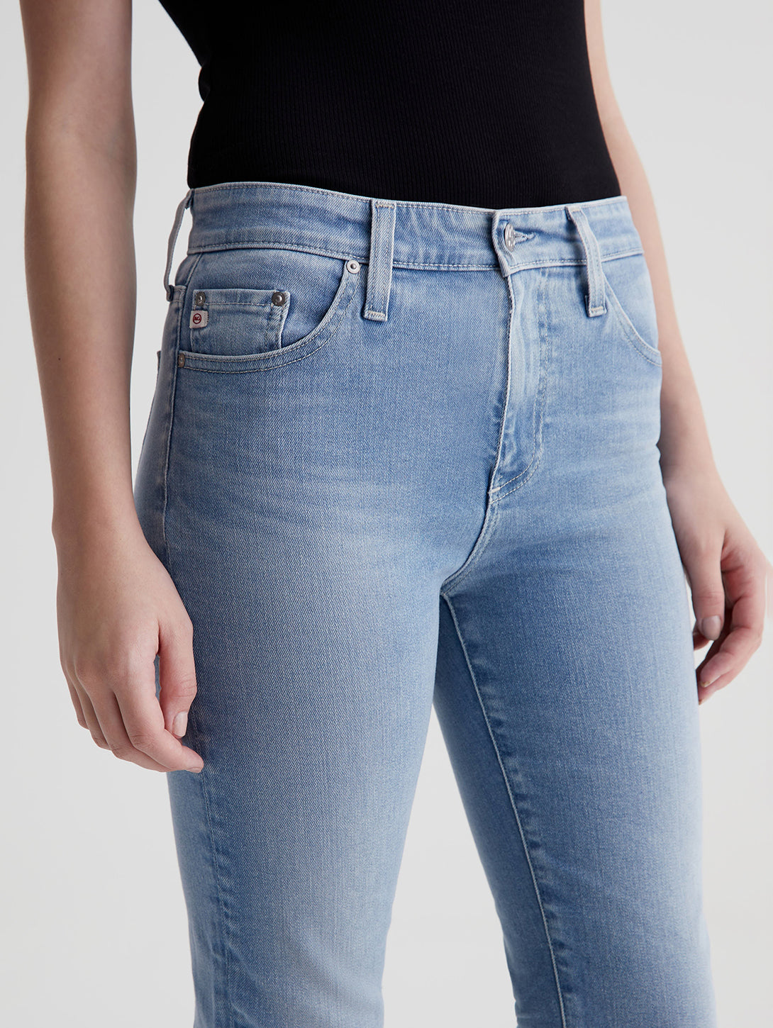 Mari Mid Rise Crop Jean - 24 Hour Looking Glass-AG Jeans-Over the Rainbow