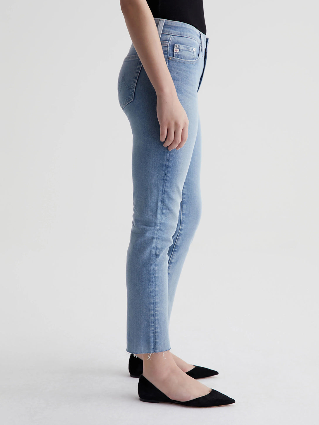 Mari Mid Rise Crop Jean - 24 Hour Looking Glass-AG Jeans-Over the Rainbow