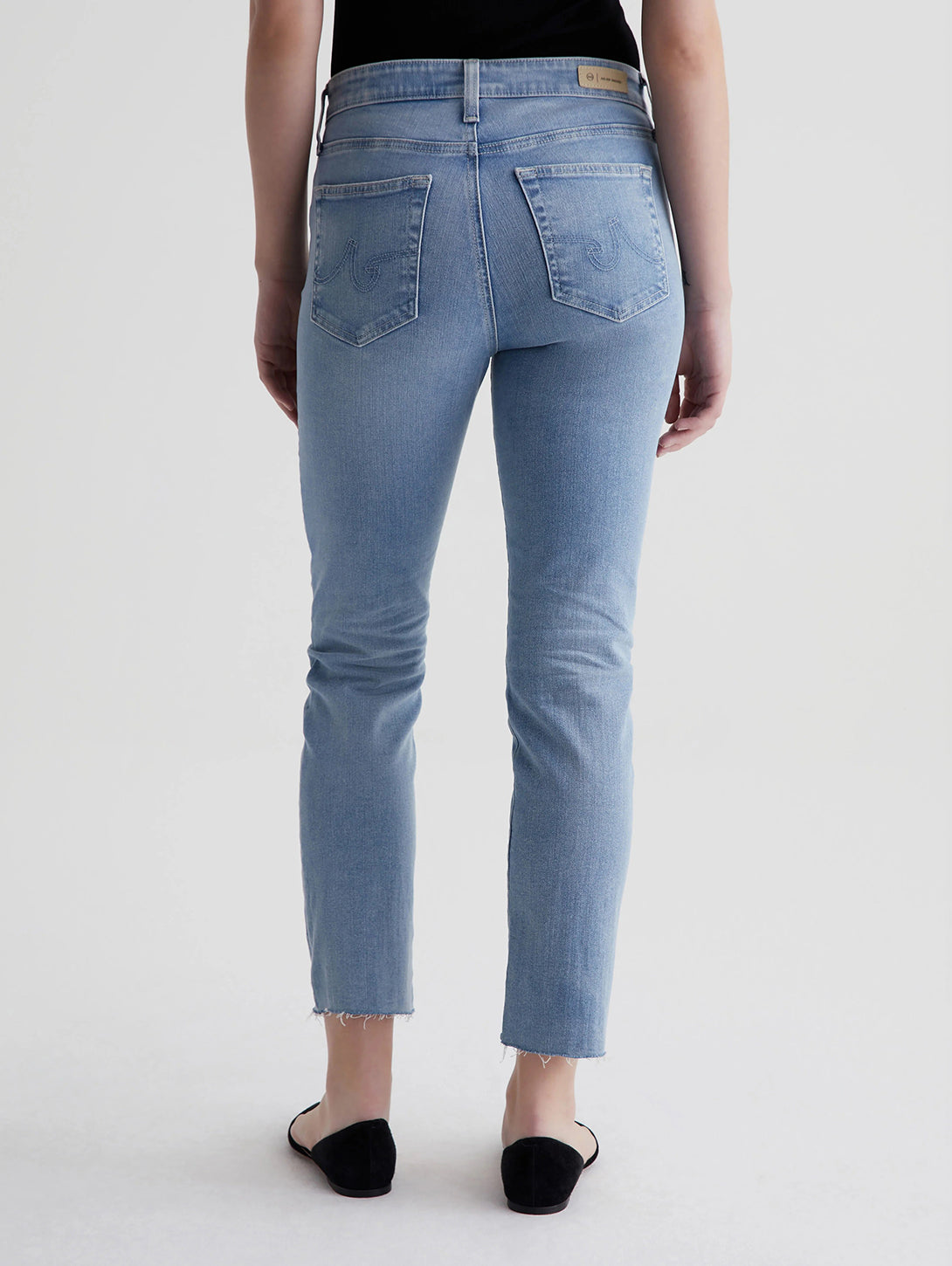 Mari Mid Rise Crop Jean - 24 Hour Looking Glass-AG Jeans-Over the Rainbow