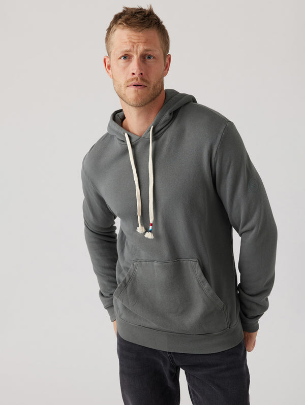 Essential Waves Pullover Hoodie - Storm-SOL ANGELES-Over the Rainbow