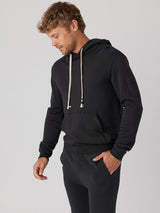 Essential Waves Pullover Hoodie - Black-SOL ANGELES-Over the Rainbow