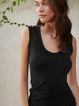 Estina Fitted Tank-Velvet-Over the Rainbow
