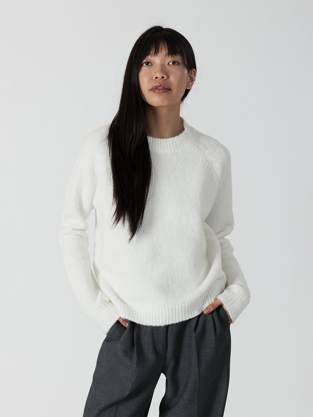 LYLA LUXE Ezra Crewneck Off White Over The Rainbow Canada OFFWHT L