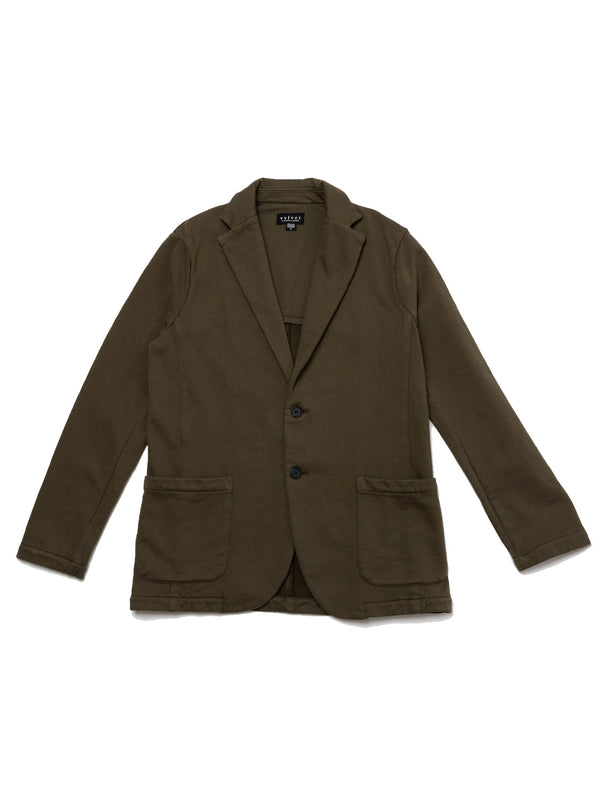 Hayden Structured Blazer - Olive-Velvet-Over the Rainbow