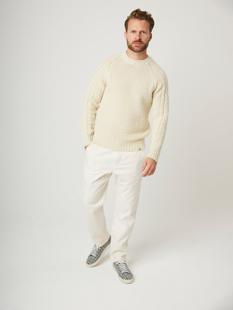 Winston Sweater - Ecru-PEREGRINE-Over the Rainbow