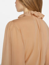Ruffle Blouse - Blush-FRAME-Over the Rainbow