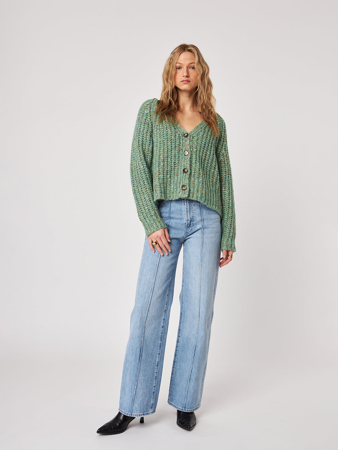 JOHN & JENN | Hawkins Cardigan - Sage Embers | Over The