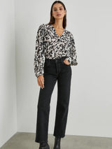 Fable Top - Blurred Cheetah-Rails-Over the Rainbow
