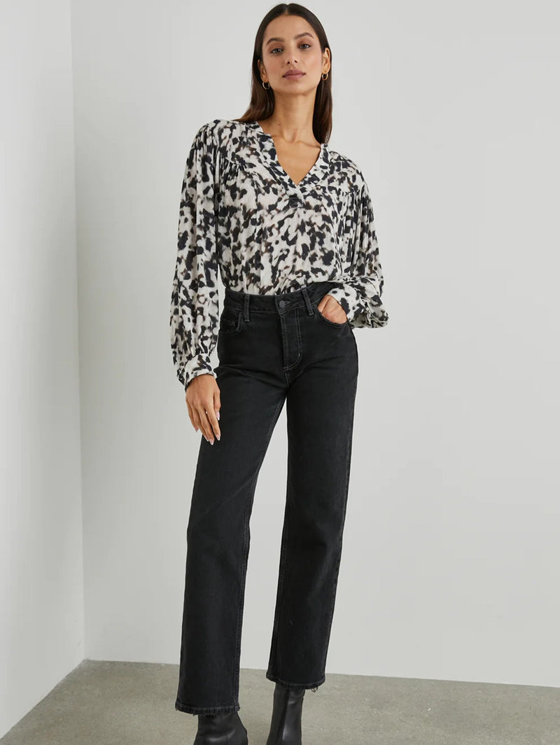 Fable Top - Blurred Cheetah-Rails-Over the Rainbow