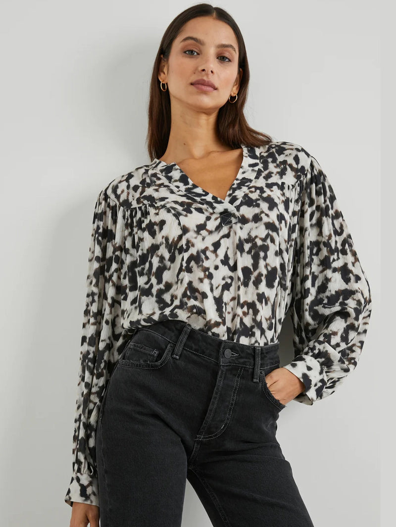 Fable Top - Blurred Cheetah-Rails-Over the Rainbow